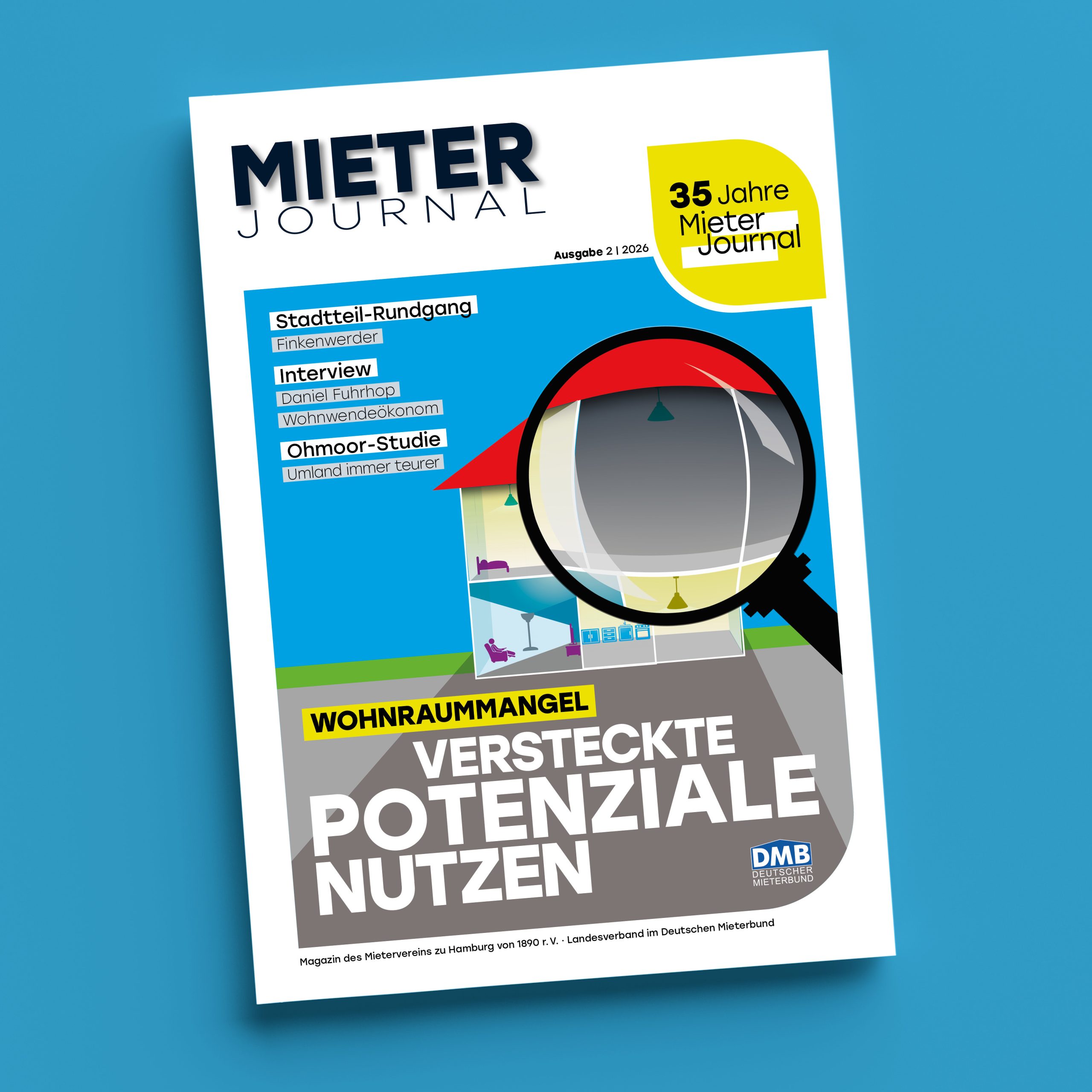 Die Titelseite des MieterJournals