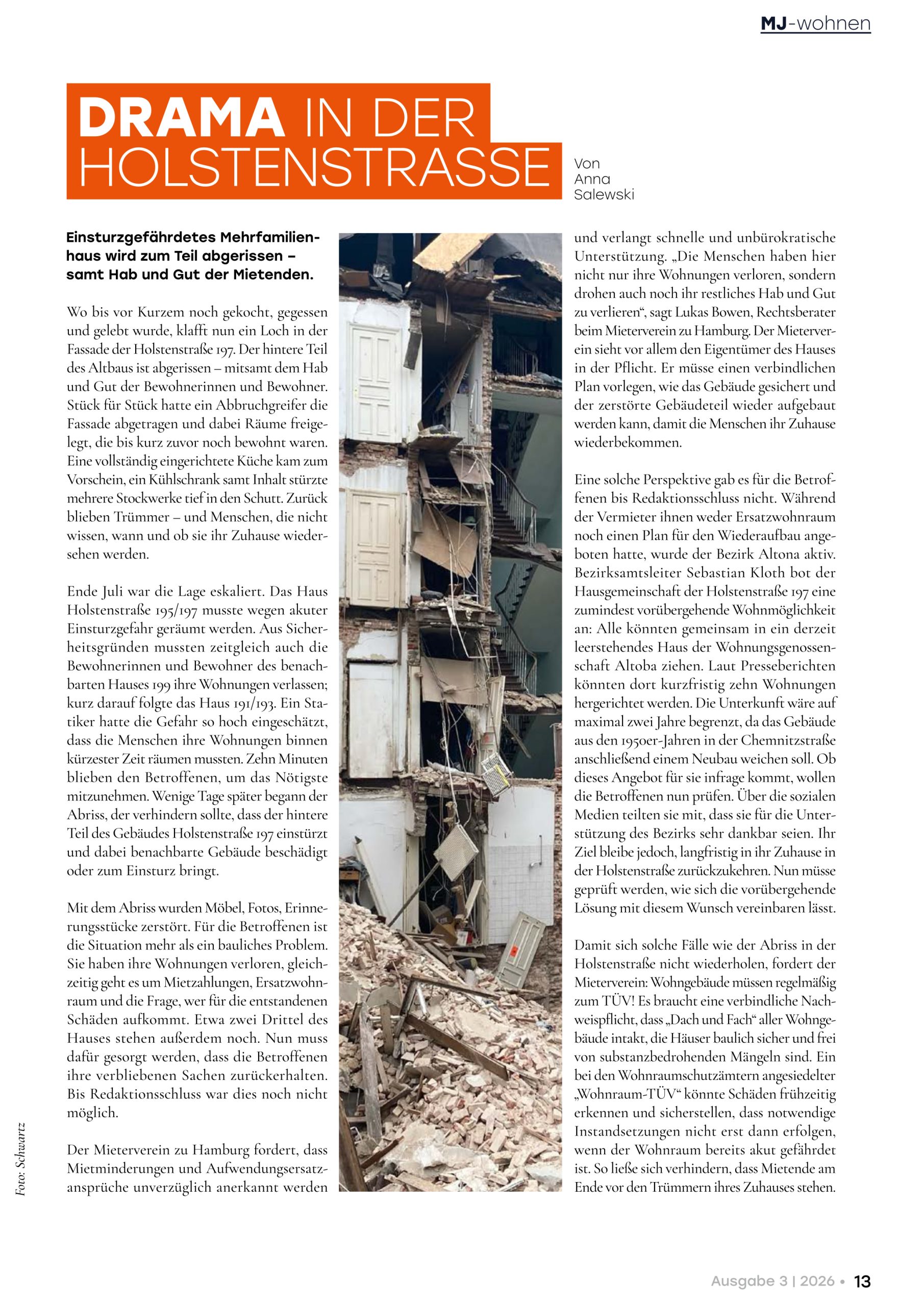 Seite 14 aus dem MieterJournal 3/2026